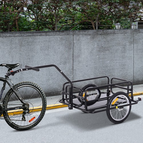 Homcom rimorchio per bici - per,