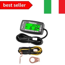 Yooreal Contaore Digitale e Contagiri, Indicatore di Temperatura del Motore, ...