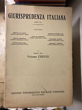 Giurisprudenza italiana anno