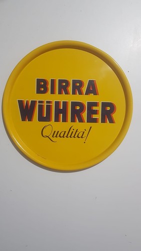 Vassoio birra wuhrer vintage - vassoio,