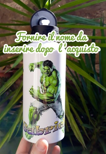 Hulk borraccia alluminio - borraccia,