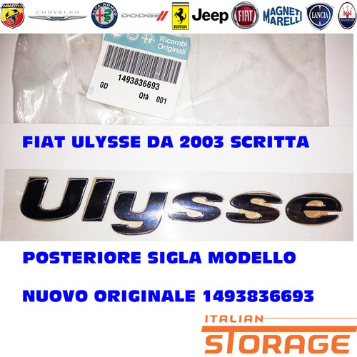 Fiat ulysse 2003 scritta - ulysse,