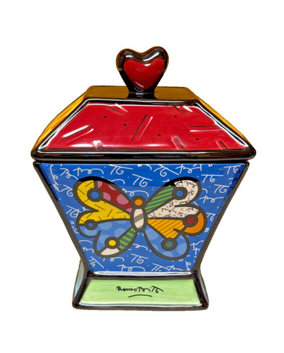 Romero britto barattolo vaso - romero,