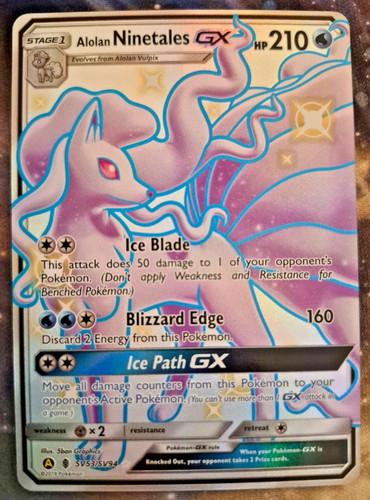 Pokemon alolan ninetales - alolan, gx