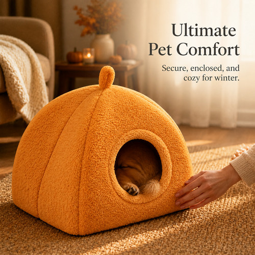 Cuccia chiusa peluche - chiusa, a
