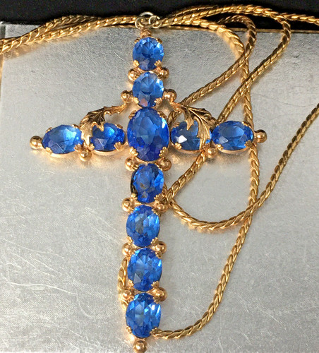 Collana vintage croce