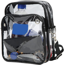 Borsa Da Stadio Trasparente
