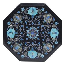 Tavolino 12" Marmo Nero Fatto