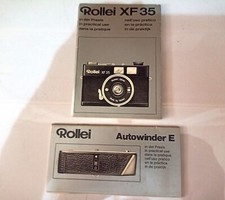 Rollei libretti istruzioni originali per XF-35 ed AUTOWINDER E