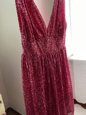Abito fuxia glitter sandro - abito,