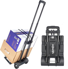 Carrello Pieghevole Ferro 35KG - Asta Telescopica Pieghevole - Con Corde Espansi