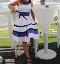 Abito donna di cotone SANDRO FERRONE Buone condizioni - taglia 40 Banco e Viola 