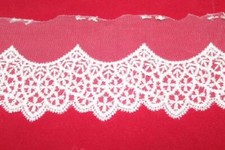 Pizzo merletto di tulle cotone