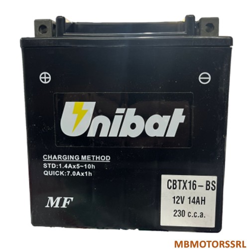 Batteria unibat cbtx16 - unibat, cbtx16-bs
