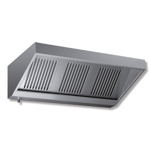 Cappa 160x70x45 acciaio inox