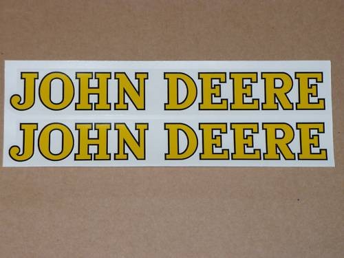 John deere set decal - decal, 8"