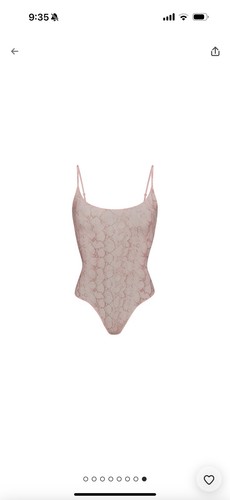 Body intimo trasparente latteo