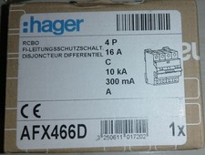 Hager RCBO 4 Poli C16A
