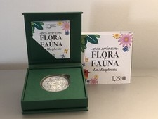 ? MARGHERITA FLORA MONETA 0,25 EURO ARGENTO CONFEZIONE ITALIA 2025 3000 PEZZI