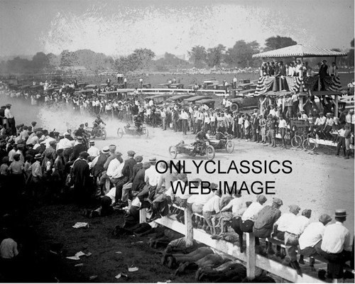 1922 moto sidecar racing - racing, 8x10