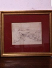 Disegno su carta con vetro e