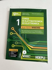 Corso di elettronica ed elettrotecnica 1 hoepli. Come nuovo