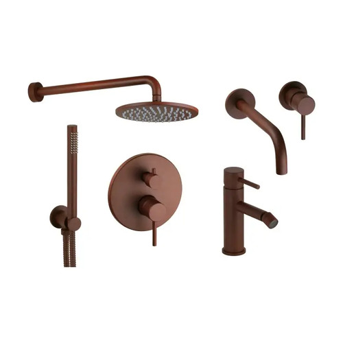 Kit miscelatori lavabo muro - a,