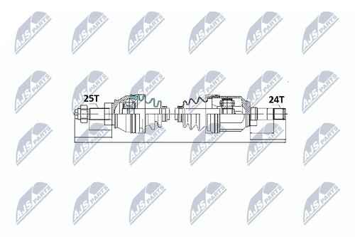 Albero motore nty npw 016 - motore, npw-ft-016