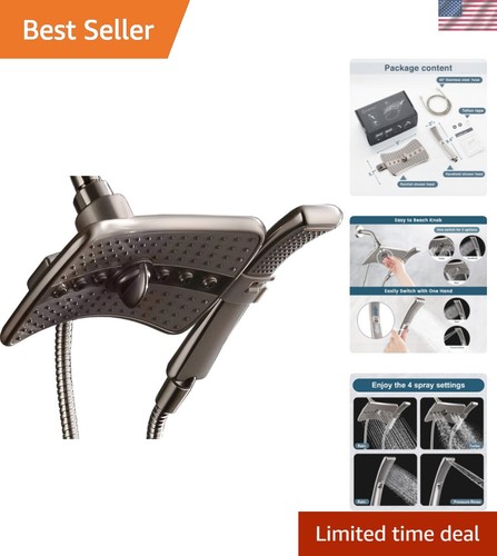 Set soffione doccia doppio