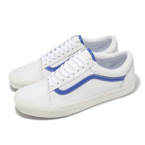 Vans old skool white blue - old,