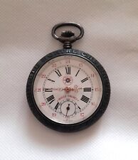 Orologio da tasca Roskopf Patent Ancre Wille Freres Veritable Montre Chemin Fer