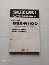 Suzuki GSX-R 1100 G-H 1986 catalogo ricambi originale spare parts catalogue