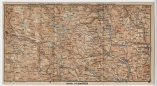 1903 ORIGINALE ANTICA MAPPA