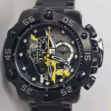 Orologio Cronografo Uomo Batman Invicta Reserve Nero 32109 52,5mm