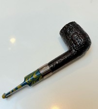 Ashton Brindle XX Tobacco Smoking Pipe With Silver Band- New