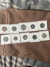Lotto di 10 monete estere