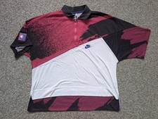 Maglia Nike Vintage Uomo Piccola Bianca Agassi Hot Lava Tennis Anni 90 Campo Sfida