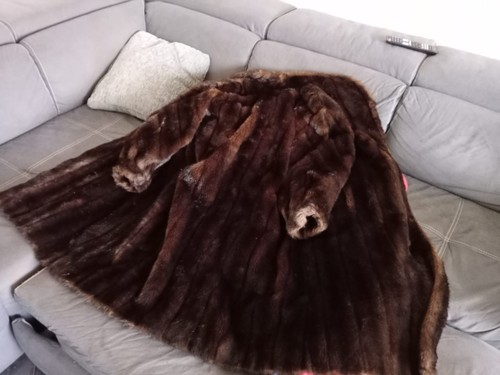 Cappotto lungo pelliccia di - in,
