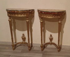 Coppia di piccole consolle in