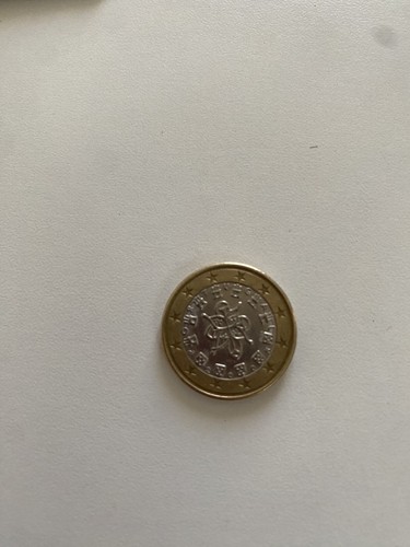 Moneta euro rara - da, 1
