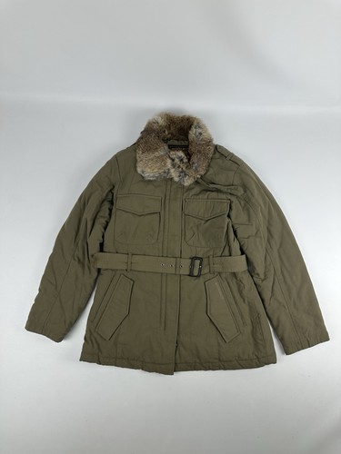 Woolrich belted dark green - belted,