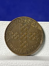 1 ESCUDO 1977 PORTOGALLO COIN VINTAGE MONETA