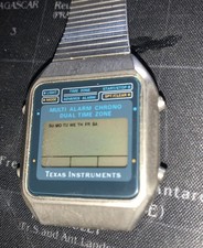 Orologio Vintage Lcd Texas