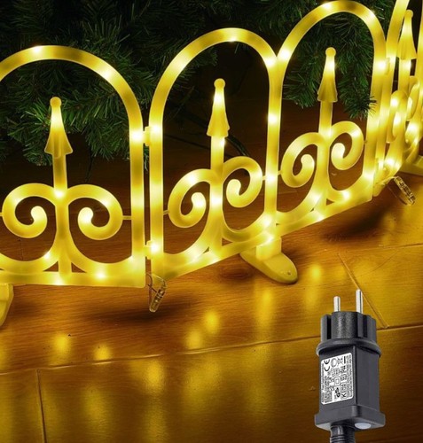 Recinzione luminosa natalizia