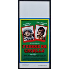 locandina FEBBRE DA CAVALLO luigi proietti enrico montesano steno celi B351