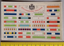 WW1 - Nastrini Decorazioni Italiane