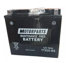 BATTERIA MOTORPARTS YTX20-BS 12V 18Ah MOTO GUZZI NORGE GT 8V 1200 2010 2011