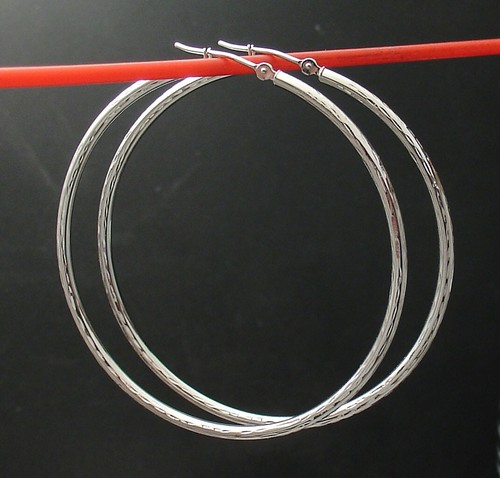 Orecchini cerchio taglio - orecchini,
