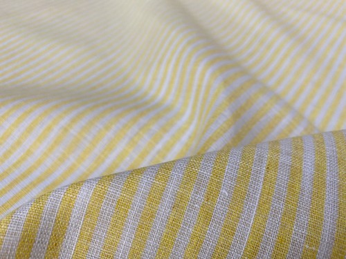 Tessuto lino righe caramelle
