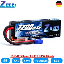 Zeeee 7.4V 7200mAh 2S batteria